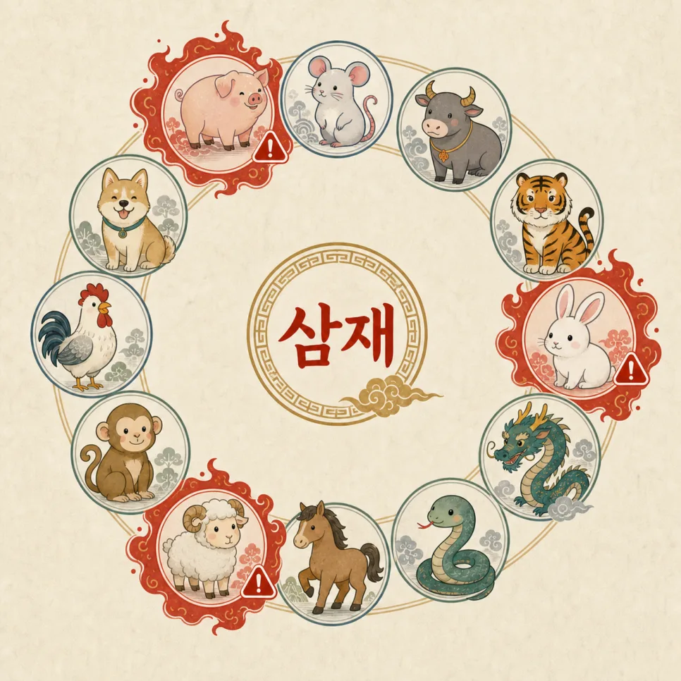 2026년 삼재띠 토끼·양·돼지, 셋 다 위험하다는 말은 절반만 맞습니다